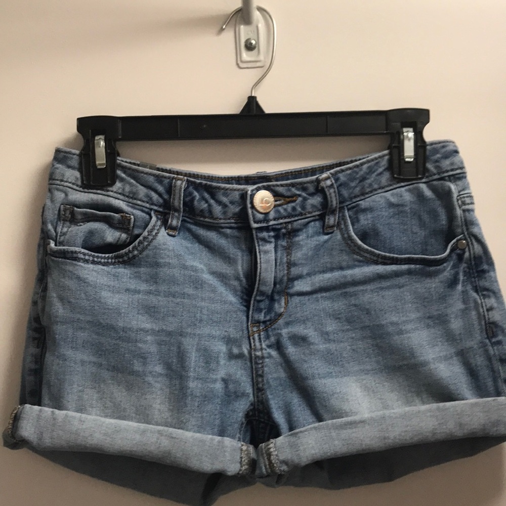 LC Rolled Cuff Denim Shorts